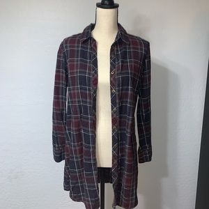 Long sleeved flannel dress